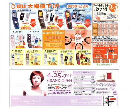 ▲　Newspaper advertisement1 2004